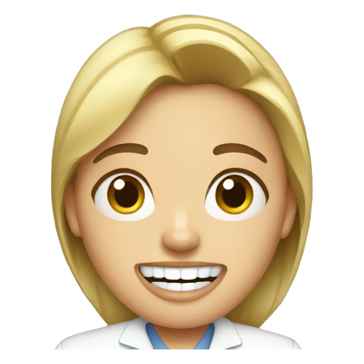 dentist women sticker