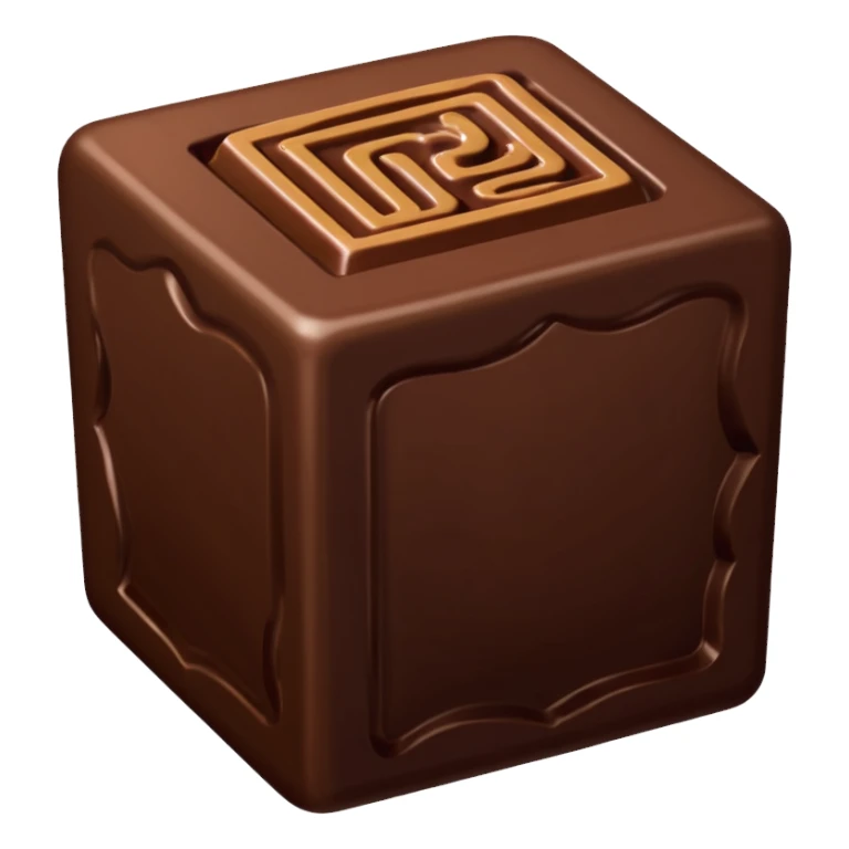 dubai Chocolate piece sticker