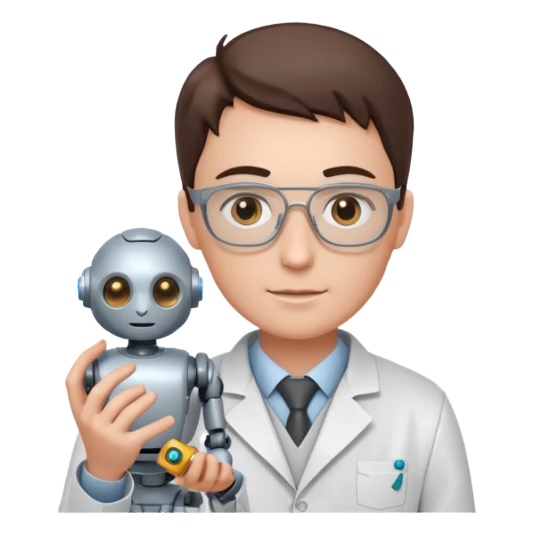 a robotics teacher sticker