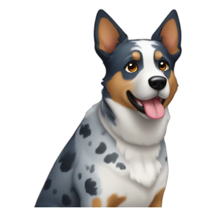 bluey-heeler sticker