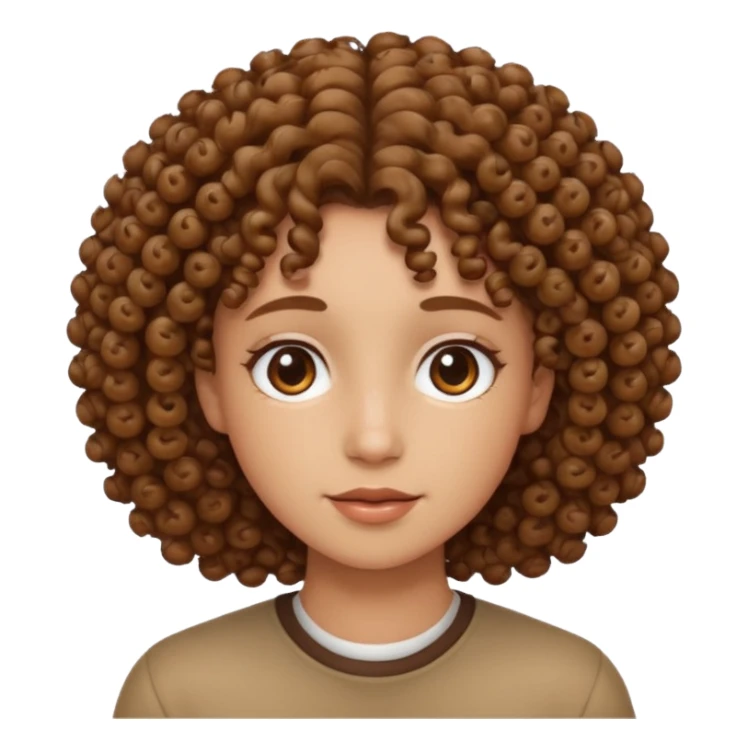 Curling my hair sticker