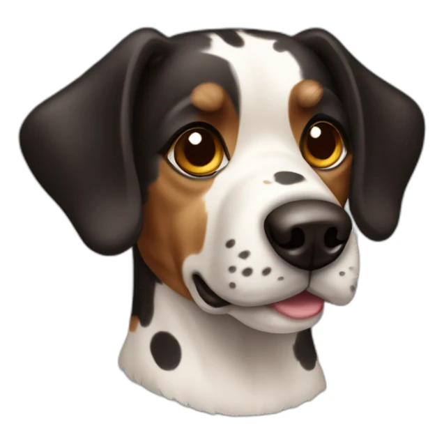 Black and brown Czech spotted dog sticker