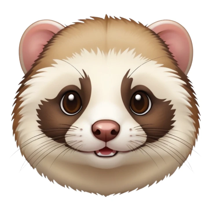 Ferret face emoji sticker