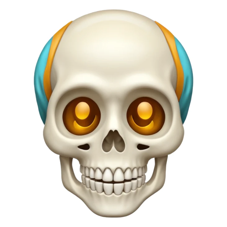 Skeleton emoji sticker