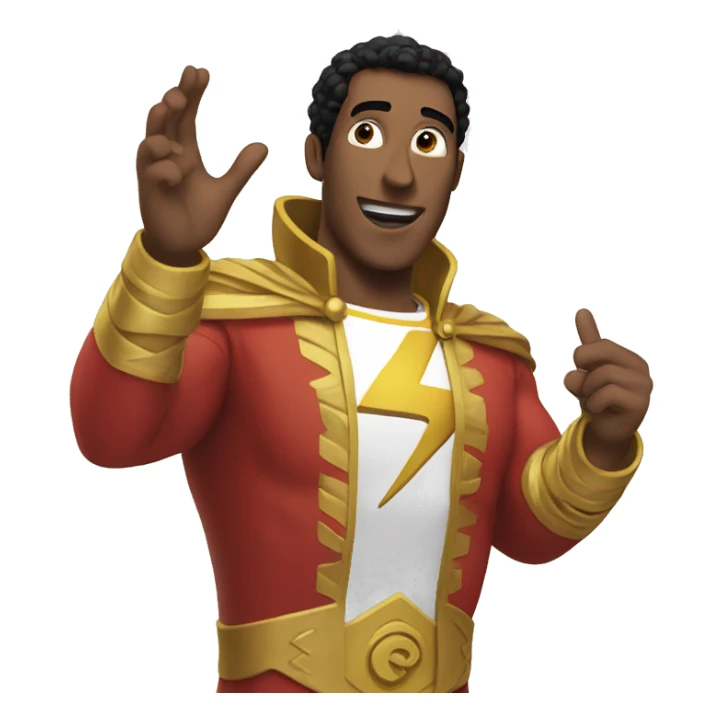 shazam explaining something with moving hand  sticker