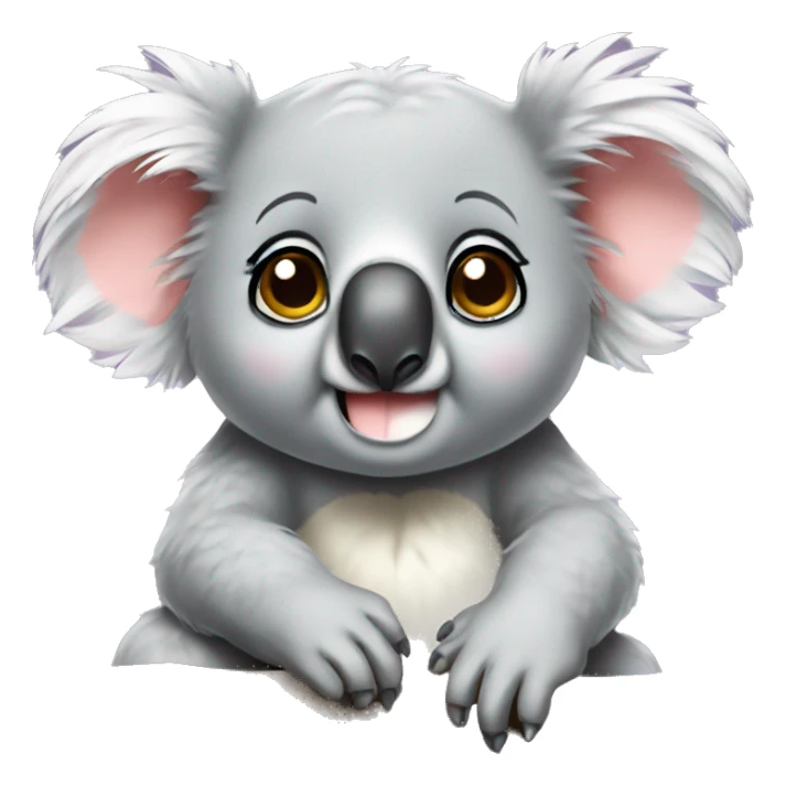 Koala looking cute sticker