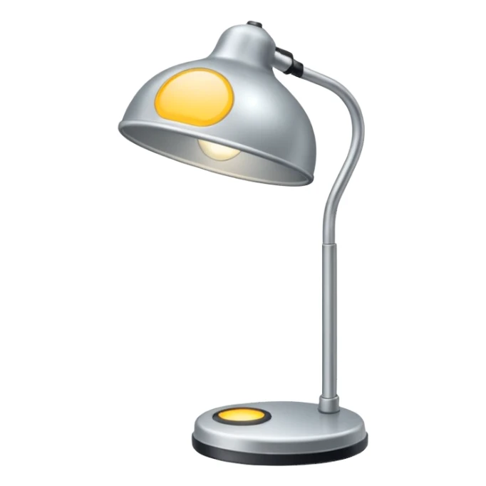 lamp in OS-style UI style sticker