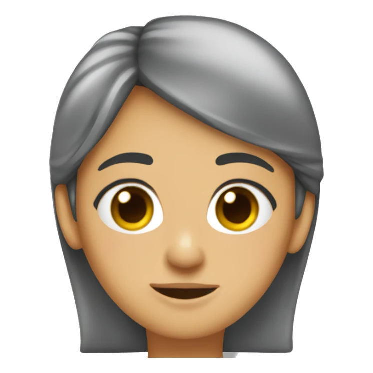 Cara coqueta con pena sticker