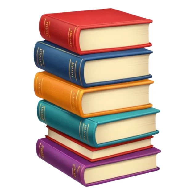 Emoji de libros sticker