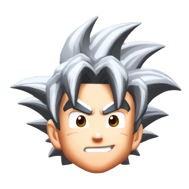 Goku de dragon ball z rouge  sticker