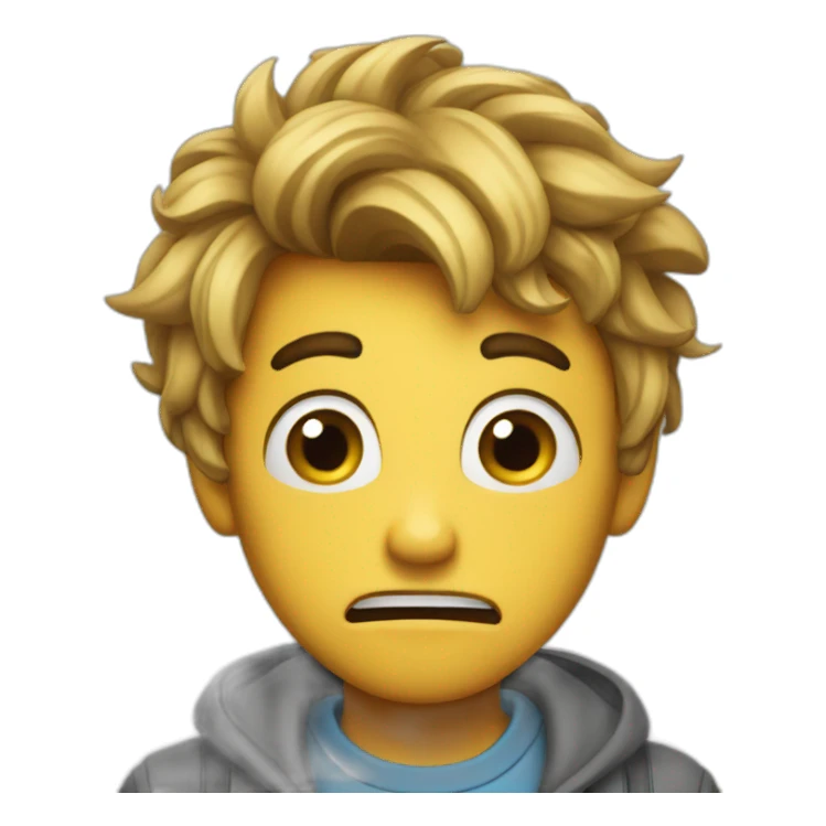 Shocked embarrasse sticker