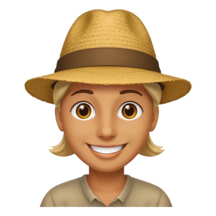 cangaceiro with happy face sticker