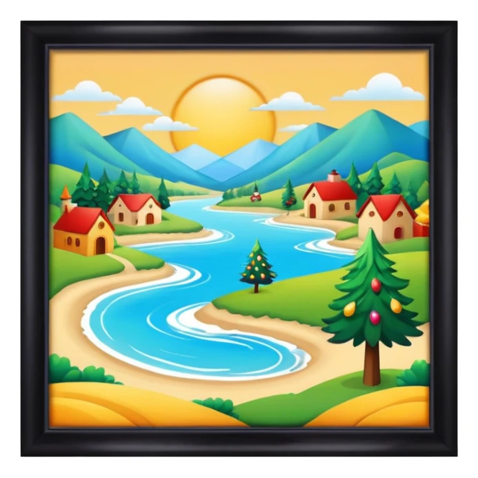 summer christmas valley sticker