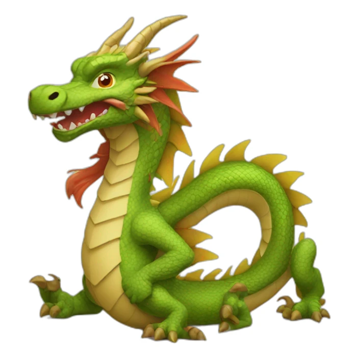 Nepali dragon sticker