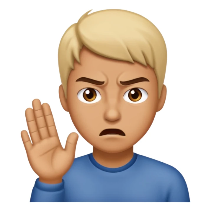 interrupting when someone is speaking sticker