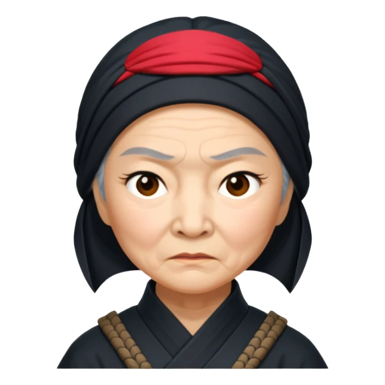 grandmother ninja sticker