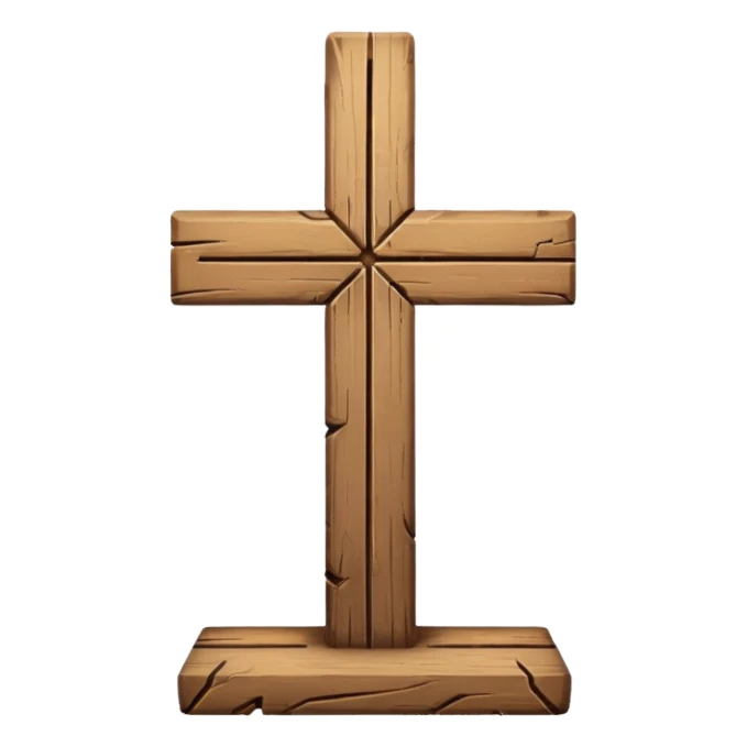 Cross sticker