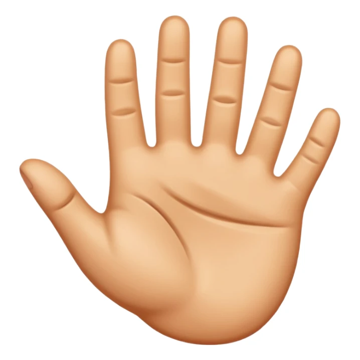 Hand emoji sticker