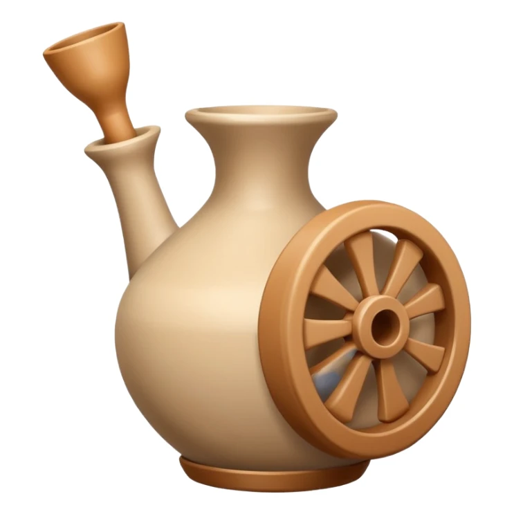 pottery wheel with vase



















 sticker