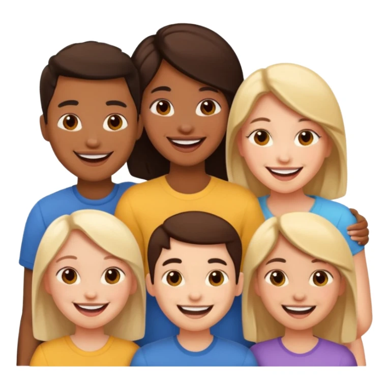 Friends talking sticker