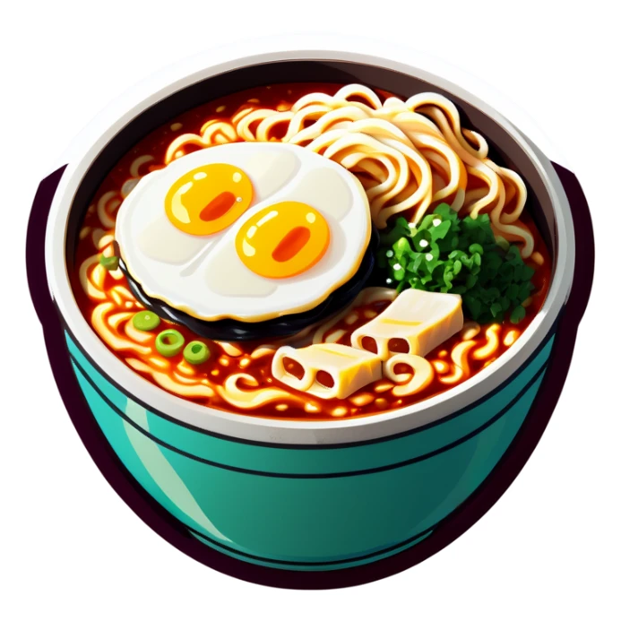 Korean ramen  sticker