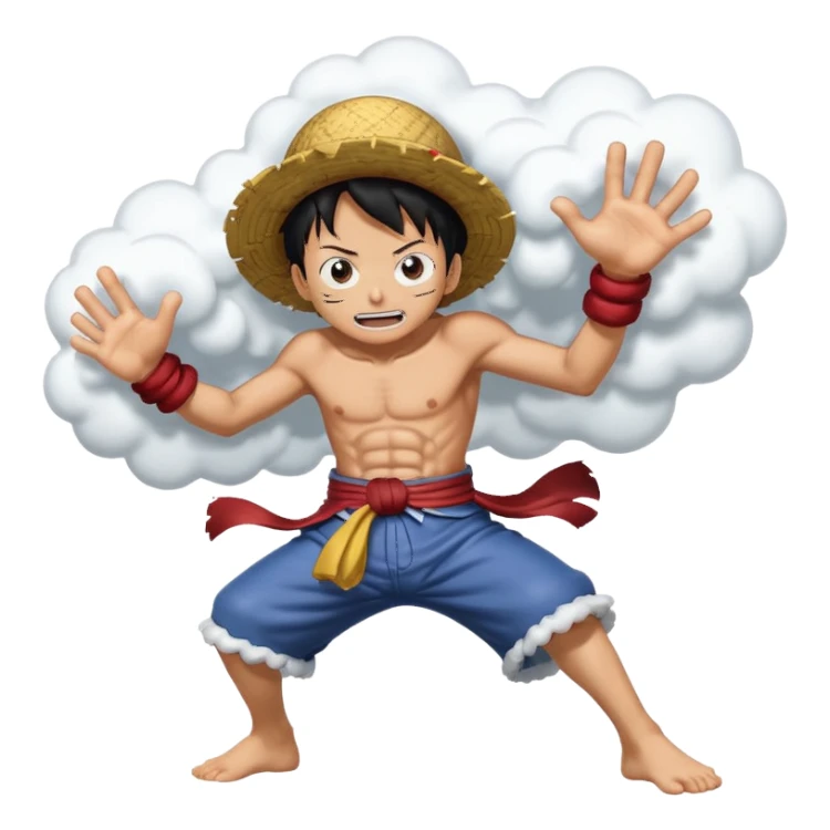 Luffy gear 5 sticker