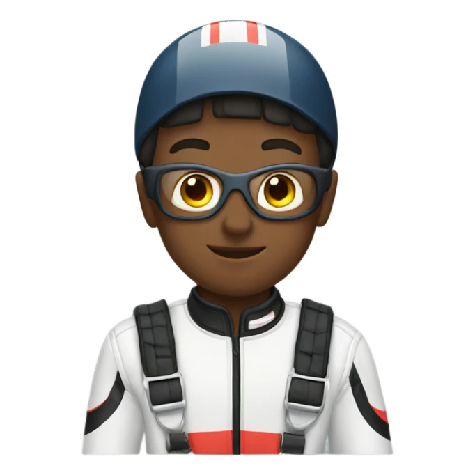 A boy karting  sticker