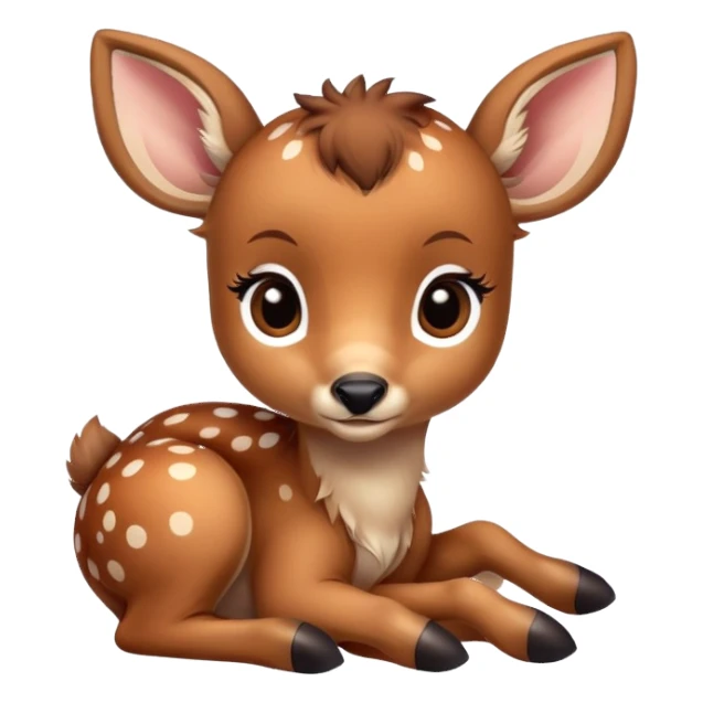 Baby deer sticker