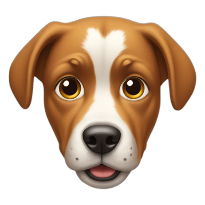 Confused dog sticker