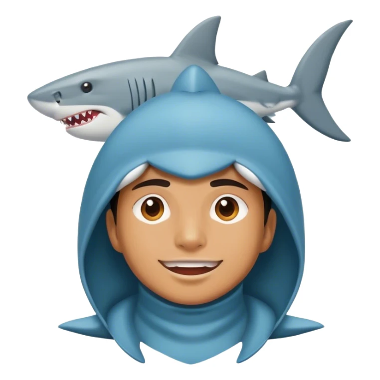 shark wth topha sticker