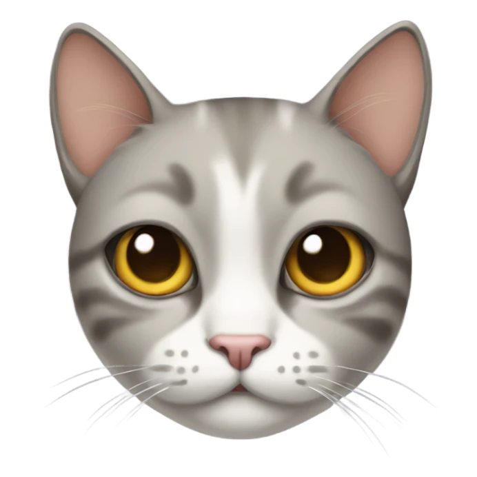 Cat with raised eyebrow sticker