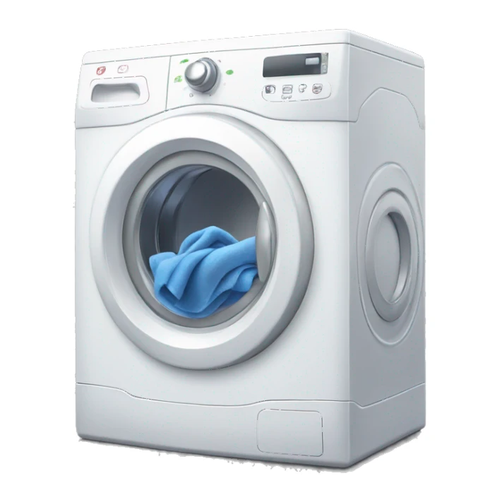 Washing machine sticker