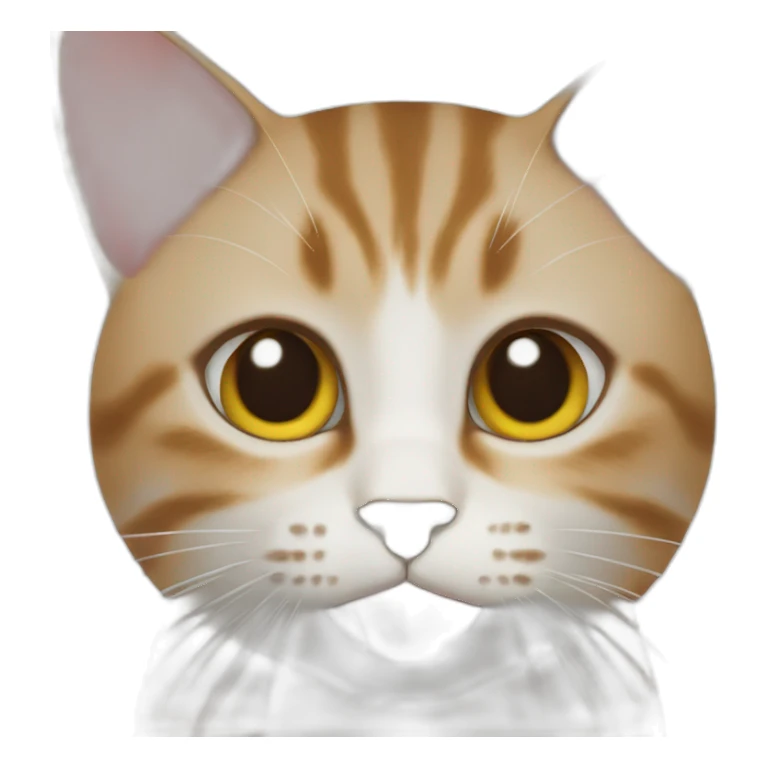 Cat with emote ❌ and tongue sticker