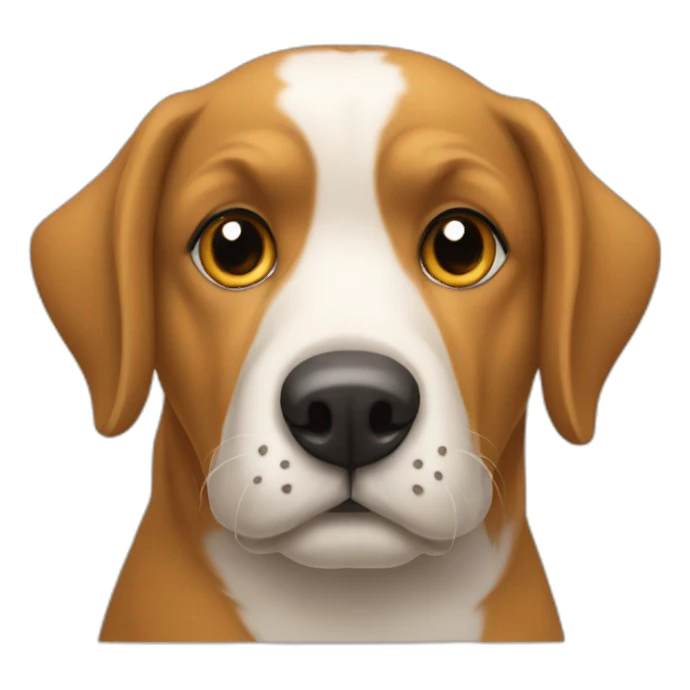 Ein lachender Hund sticker