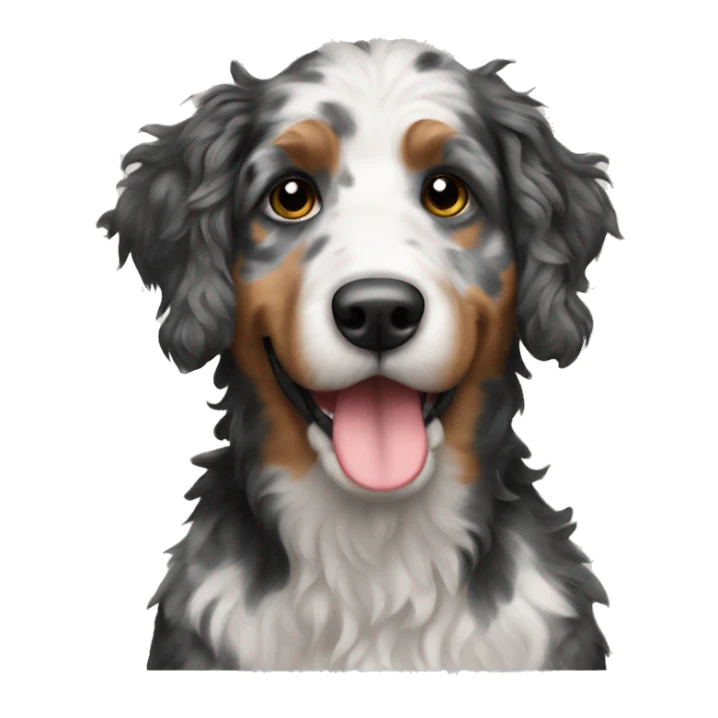 Spotted Aussie Doodle sticker