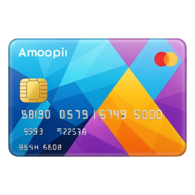 aesthetic credit card with pattern sticker