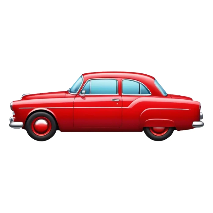 A classic car which looks very safe sticker