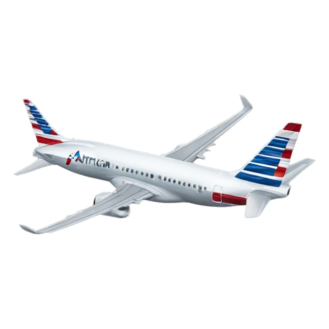American Airlines plane sticker