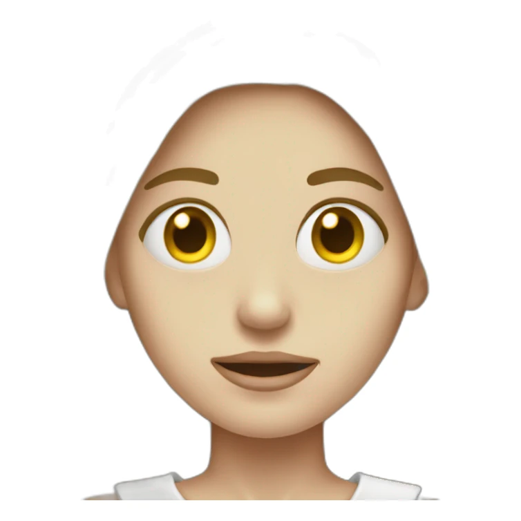 Fille skelete mort vivant sticker