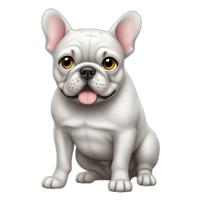 Bouledogue Français Gris sticker