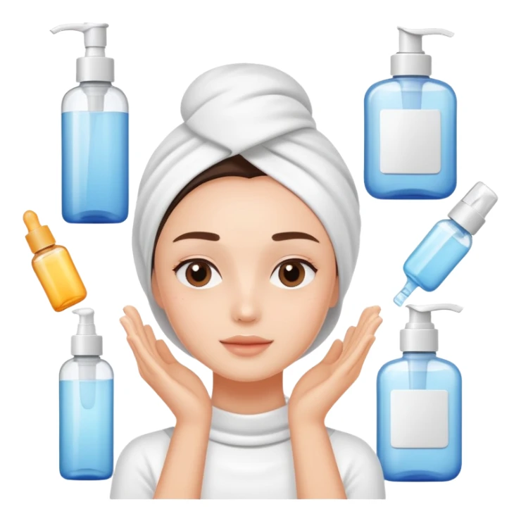 Skincare routine  sticker