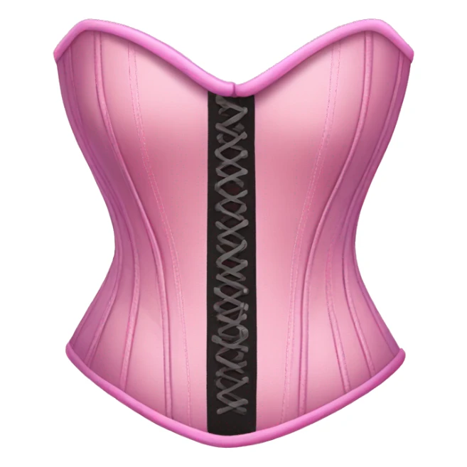 Pink corset sticker