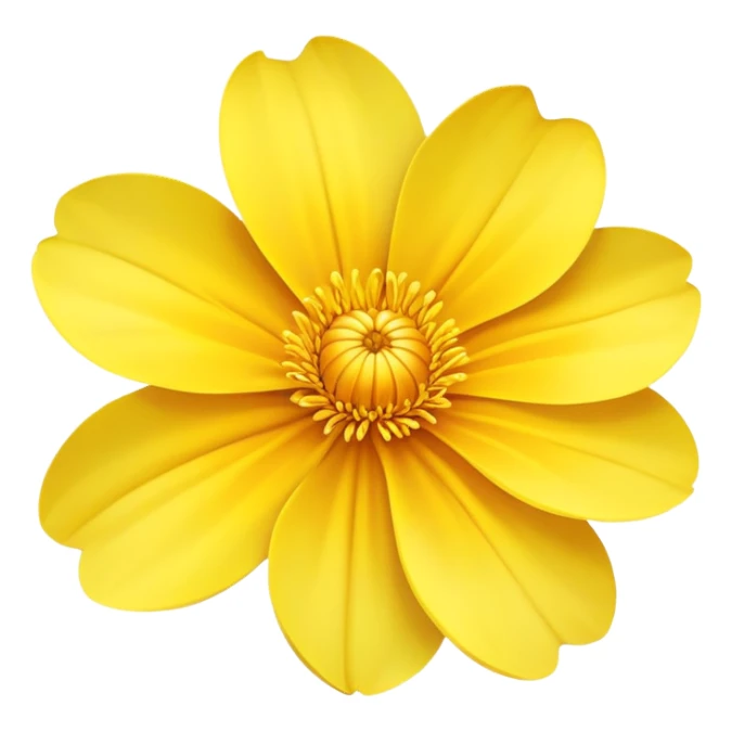 Yellow flawer  sticker