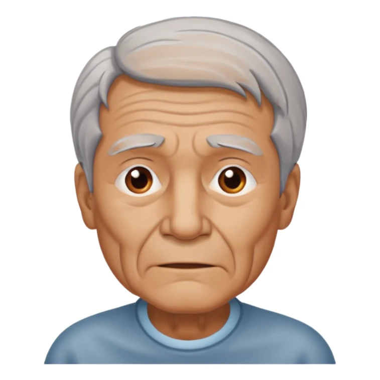 WELL BUILD OLD MAN WITH RIB PAIN sticker