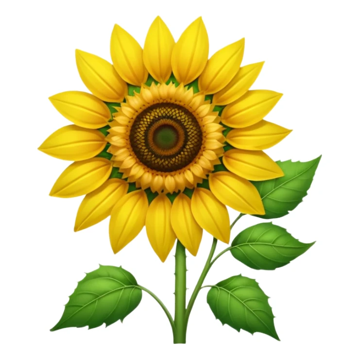 zonnebloem sticker