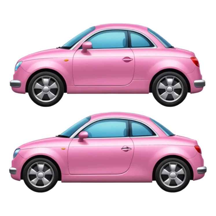 car pink sticker