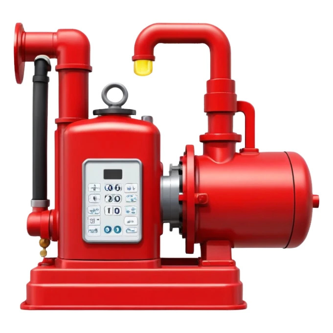 Fire pump sticker