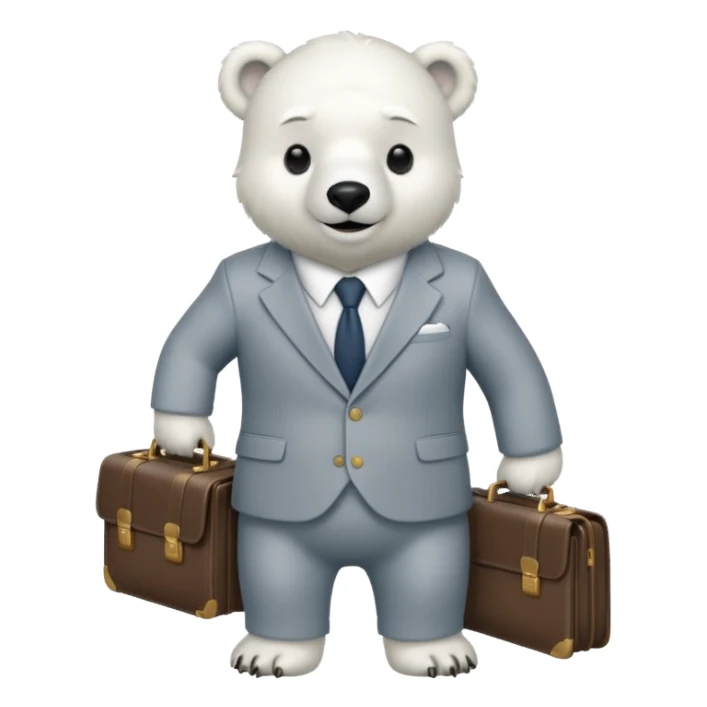 Oso polar millonario  sticker