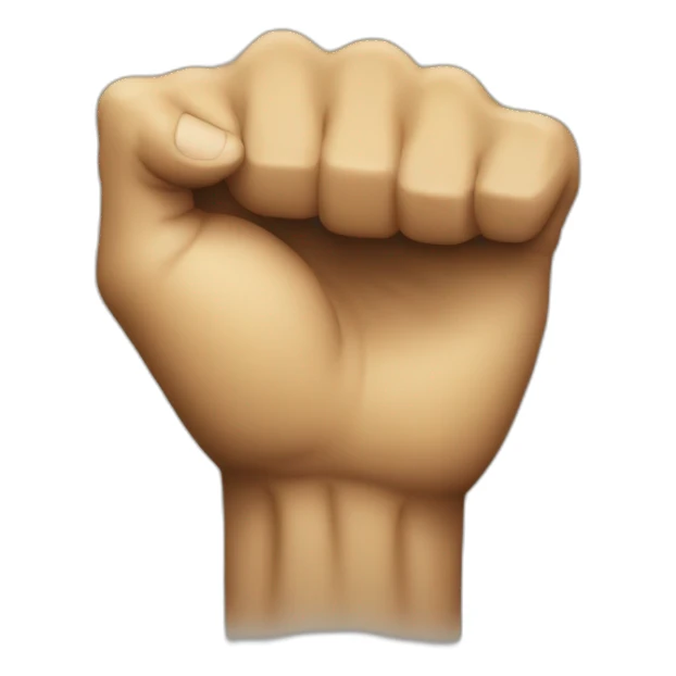 Jesus fist fight sticker