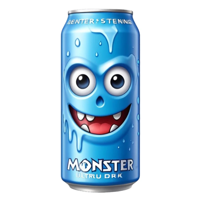 Monster zero ultra energy drink sticker